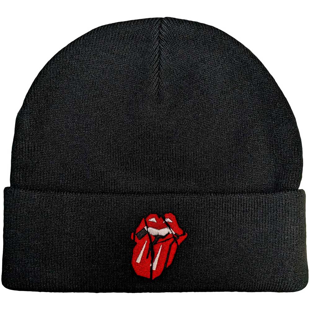 THE ROLLING STONES Attractive Beanie Hat, Hackney Diamonds Shards Logo