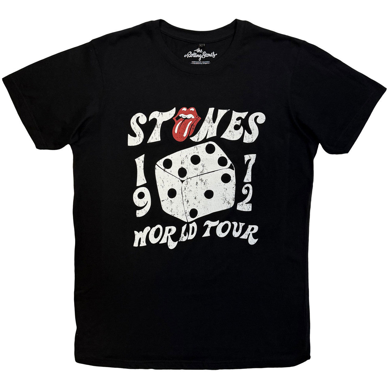 THE ROLLING STONES Carbon T-Shirt, Dice Tour &