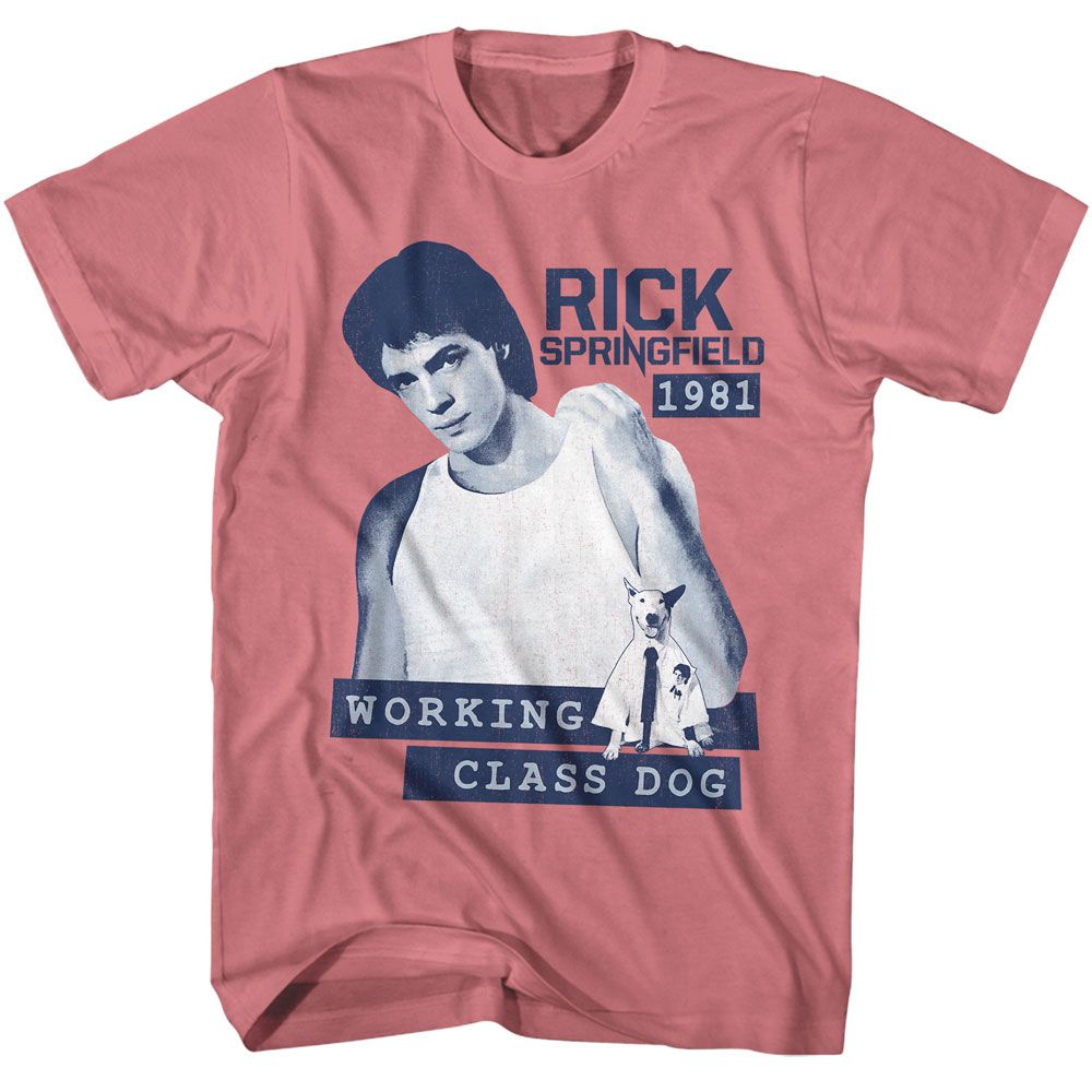 RICK SPRINGFIELD Eye-Catching T-Shirt, Working Class Log