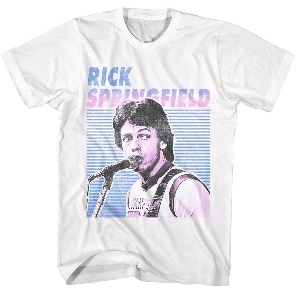 RICK SPRINGFIELD Eye-Catching T-Shirt, Singing