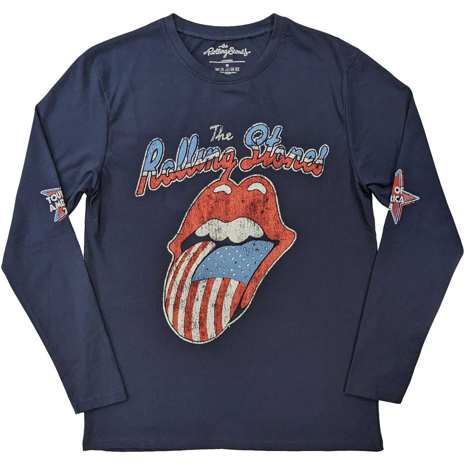 THE ROLLING STONES Long Sleeve T-Shirt, US Tour &