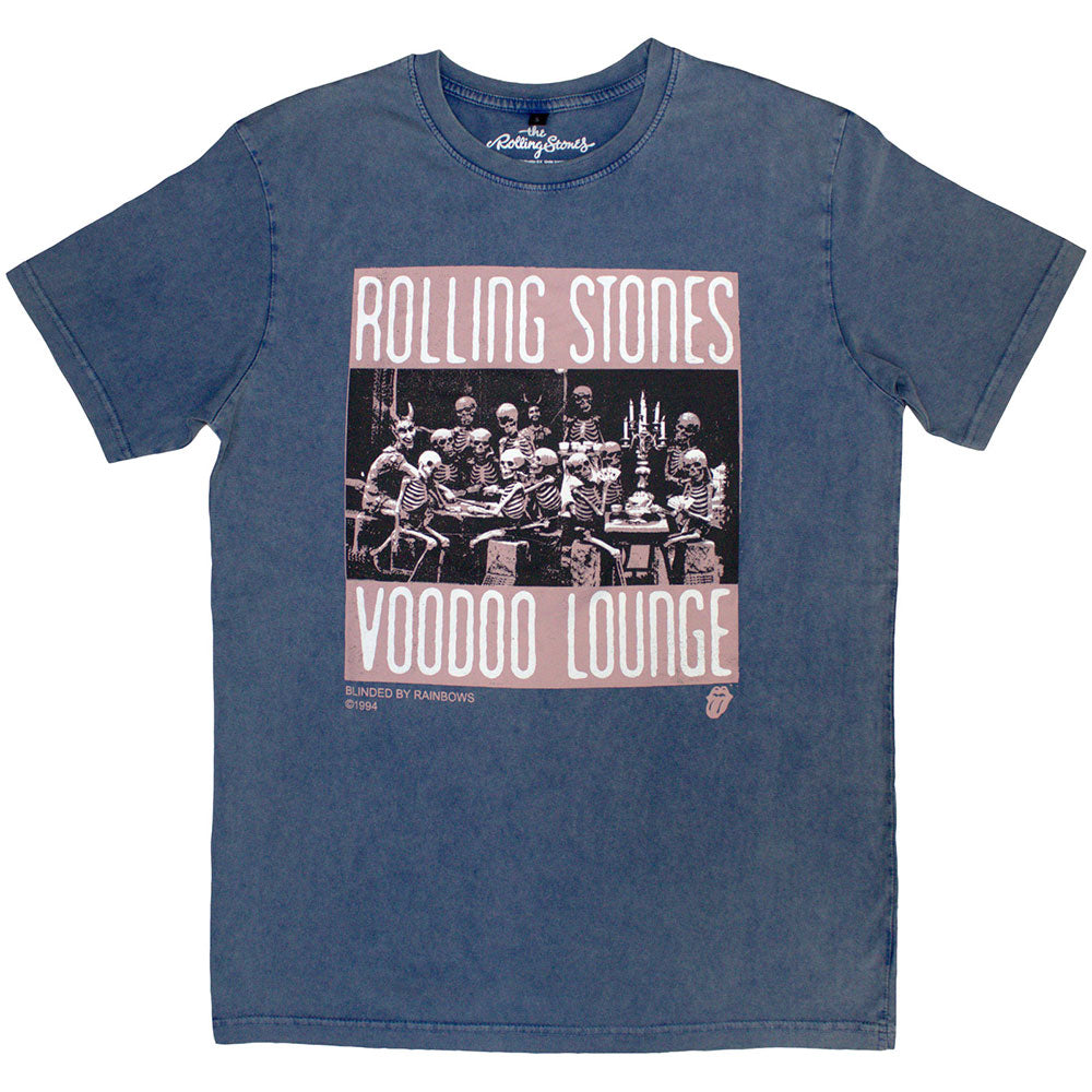 THE ROLLING STONES Stone Wash T-Shirt, Voodoo Skulls