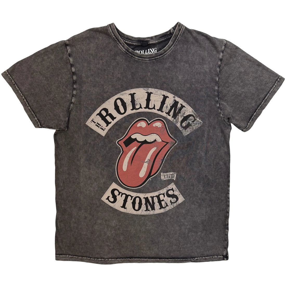 THE ROLLING STONES Stone Wash T-Shirt, Tour 78