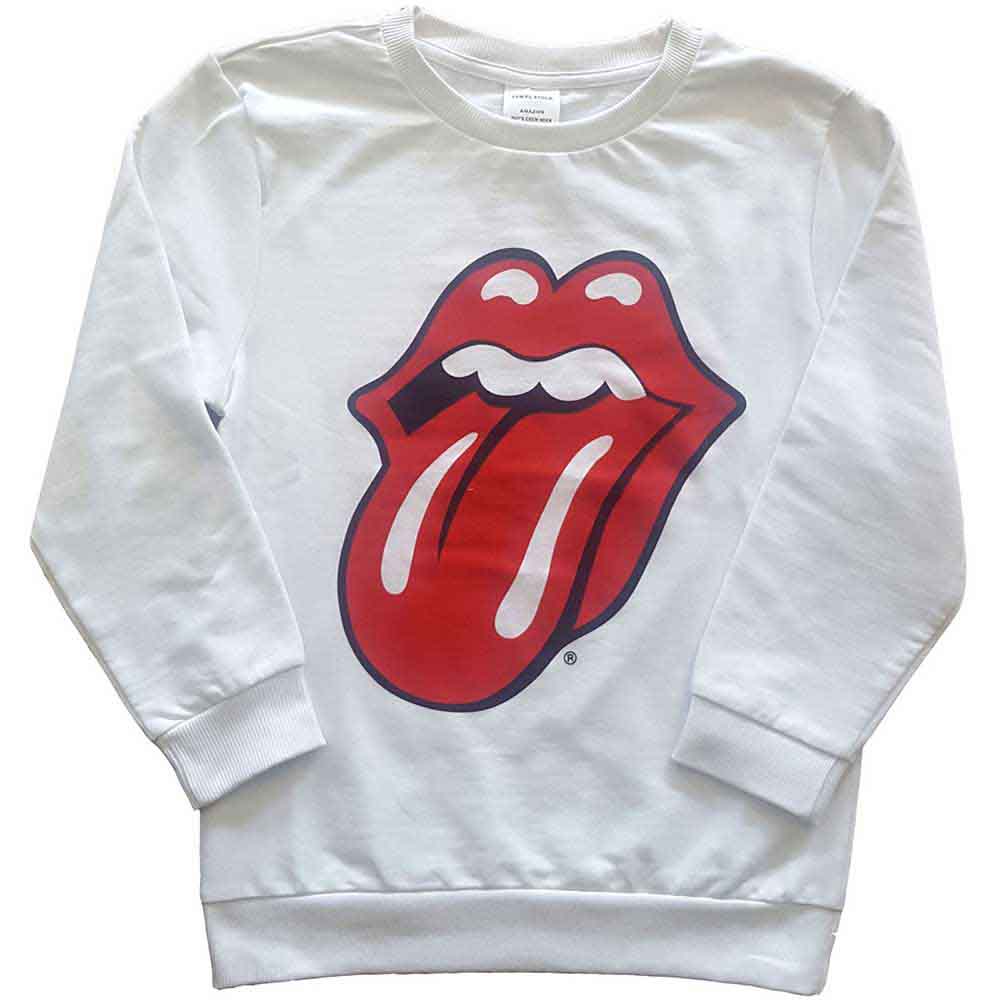 THE ROLLING STONES Attractive Kids Sweatshirt, Classic Tongue