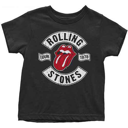 THE ROLLING STONES Attractive Kids T-shirt, Us Tour 1978