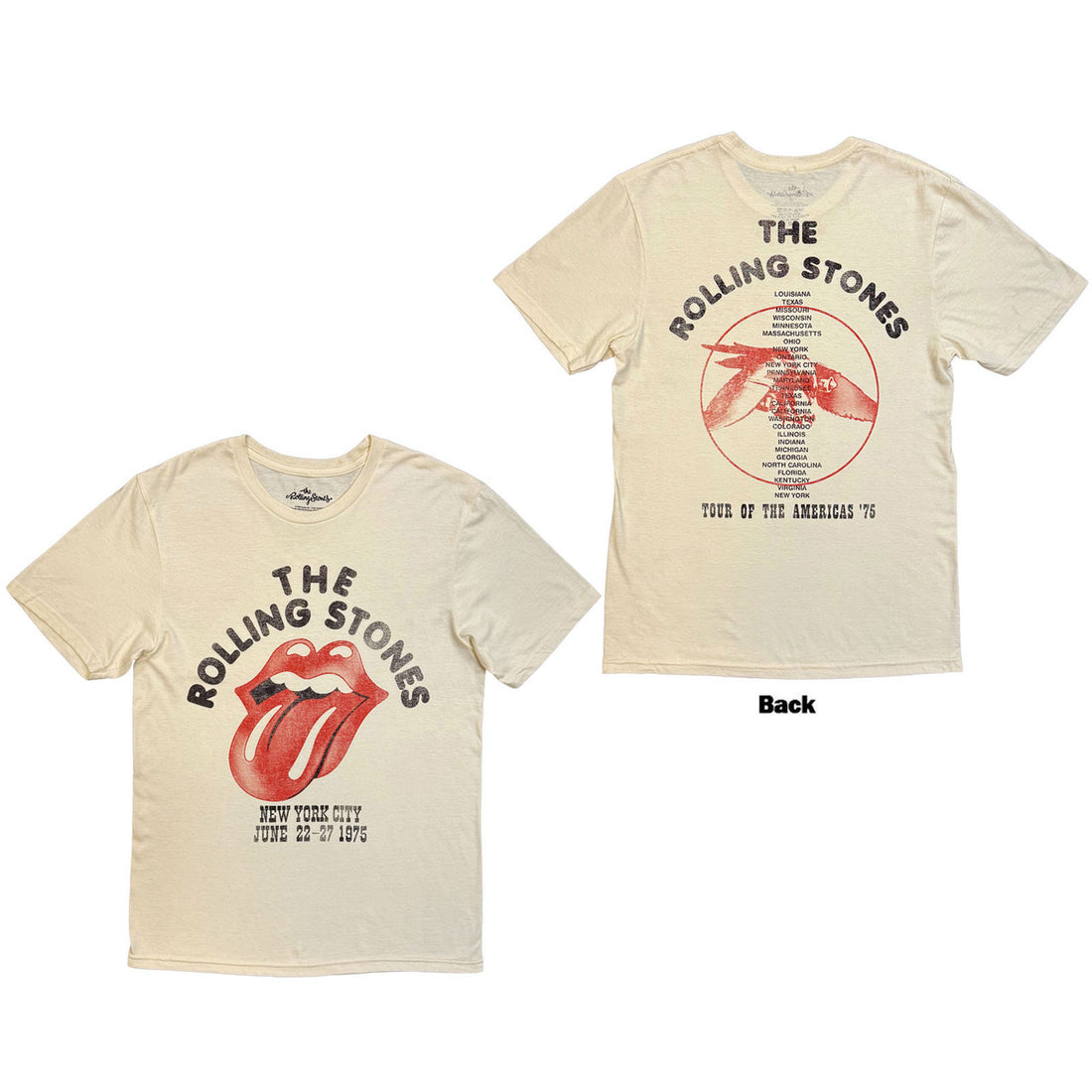 THE ROLLING STONES Attractive T-Shirt, New York City