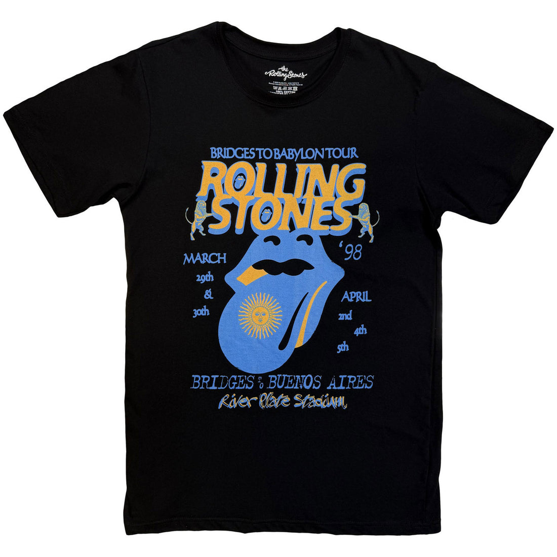 THE ROLLING STONES Attractive T-Shirt, River Plate Stadium