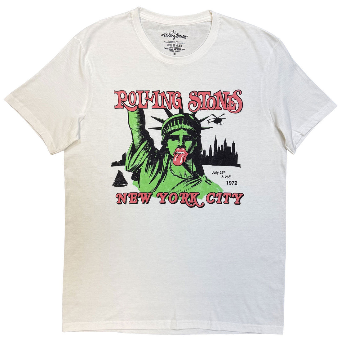 THE ROLLING STONES Attractive T-Shirt, New York City 1972
