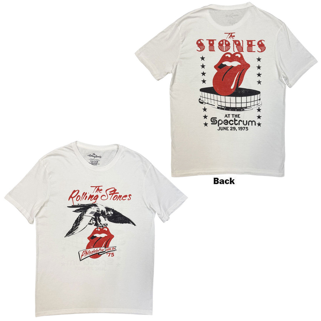 THE ROLLING STONES Attractive T-Shirt, Philadelphia Eagle 1975
