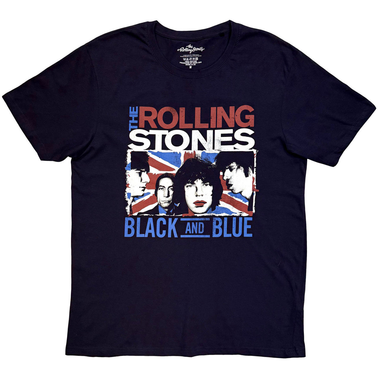 THE ROLLING STONES Attractive T-Shirt, Black And Blue