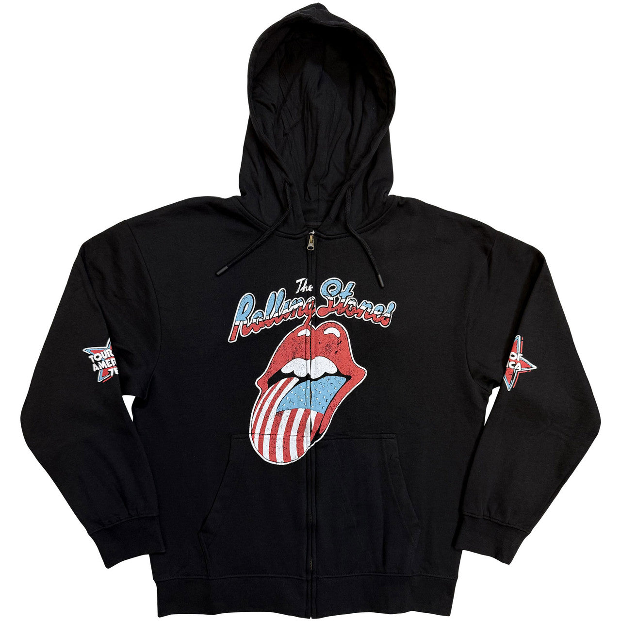 THE ROLLING STONES Attractive Hoodie, US Tour &