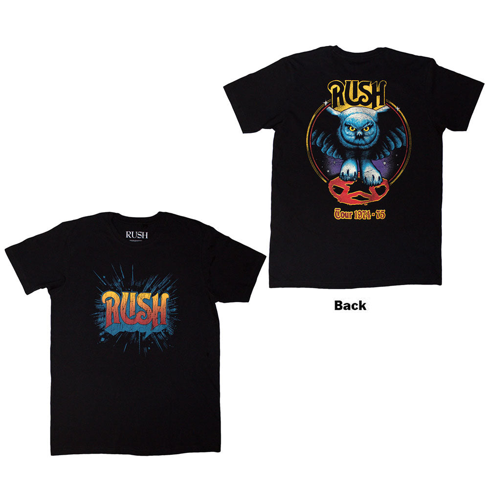 RUSH Attractive T-Shirt, Tour 74-75