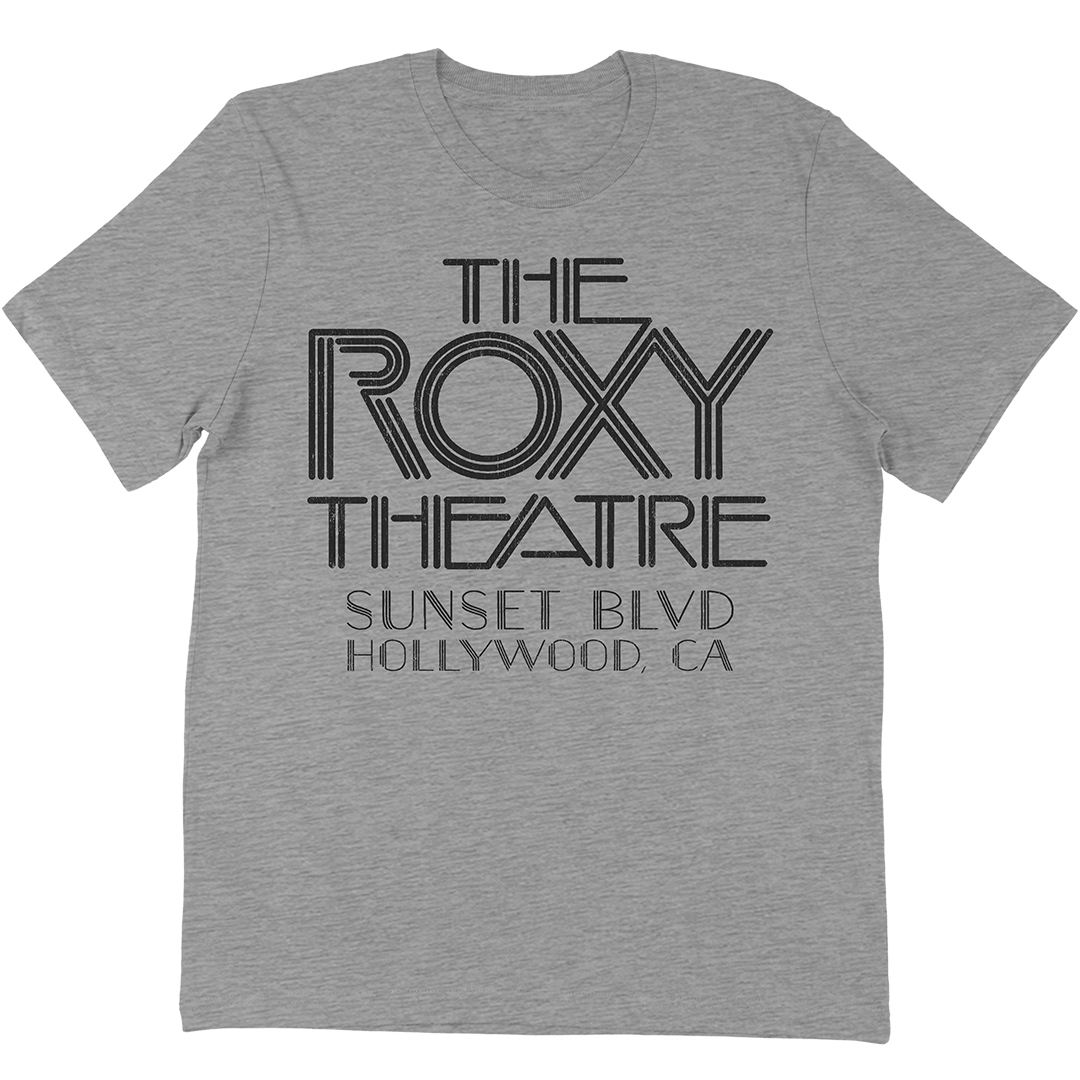 Roxy Theatre Logo T-Shirt in Heather Grey