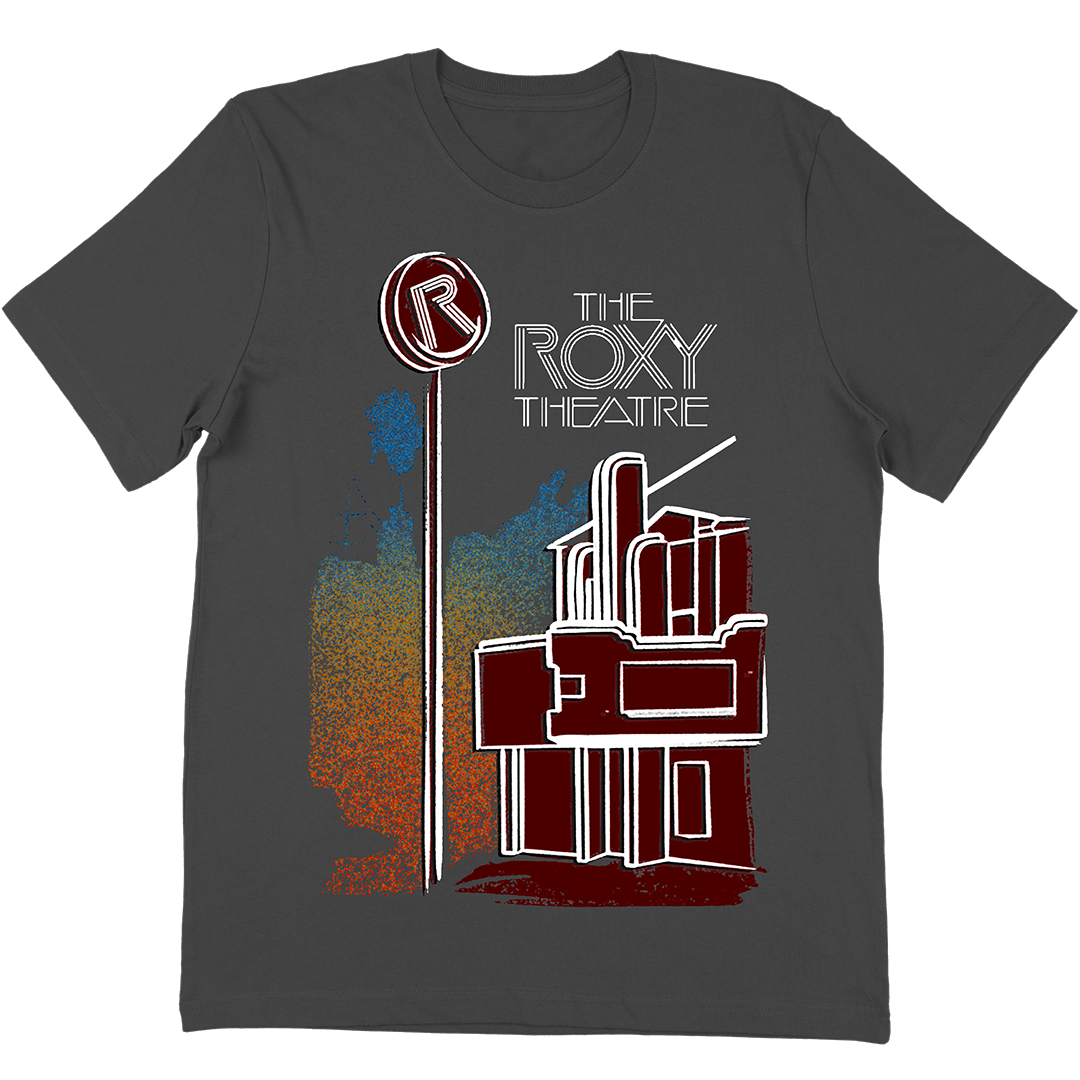 Roxy Theatre Tall Sunset T-Shirt in Charcoal