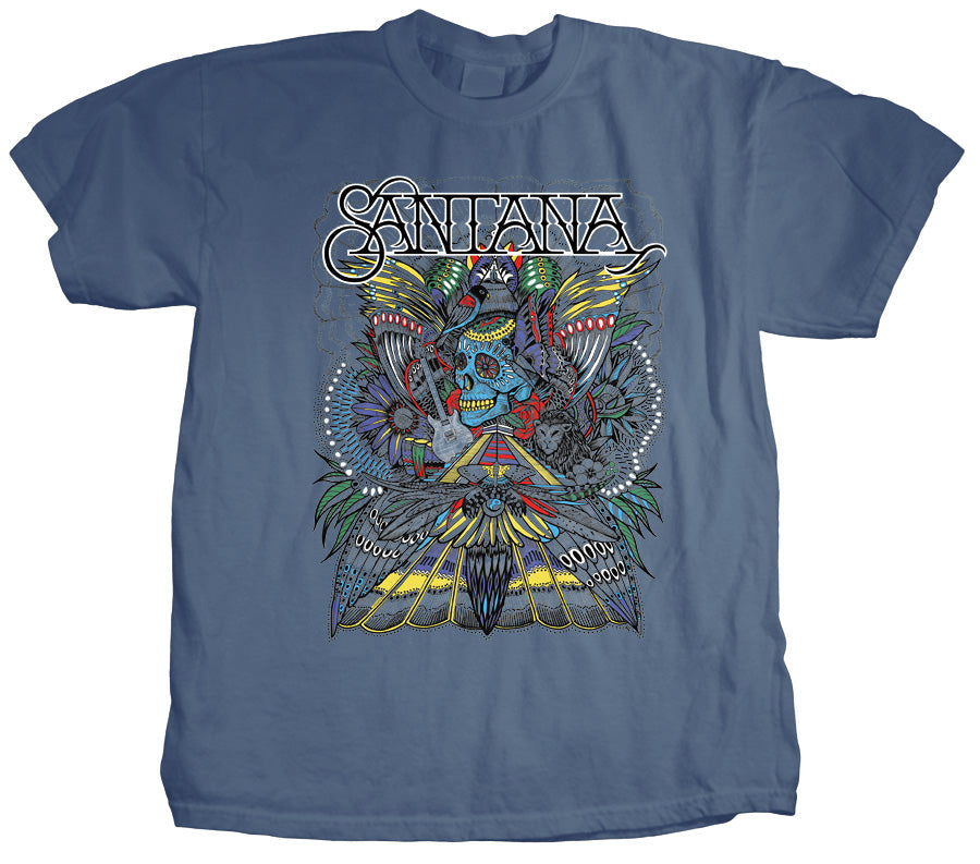 SANTANA T-Shirt, Folk Skull