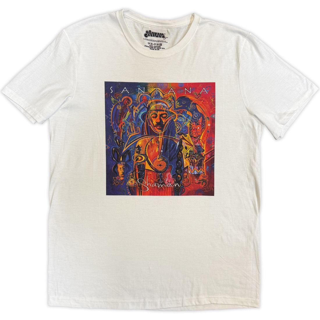 SANTANA Attractive T-Shirt, Shaman White