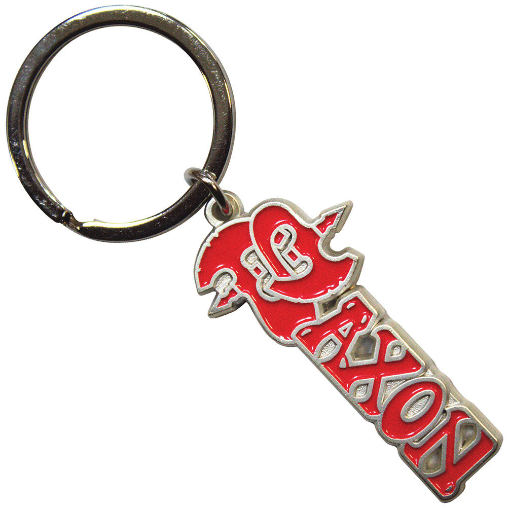 SAXON Keychain, Red Logo