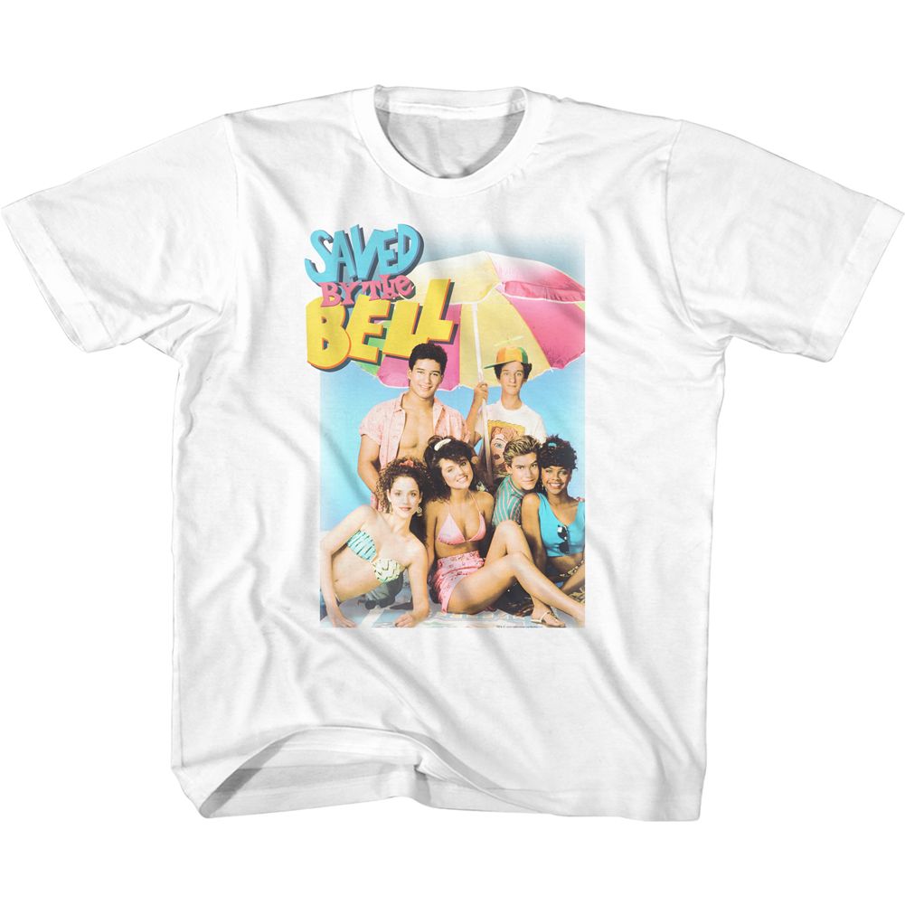 SAVED BY THE BELL Kids T-Shirt, FADED BEACHY