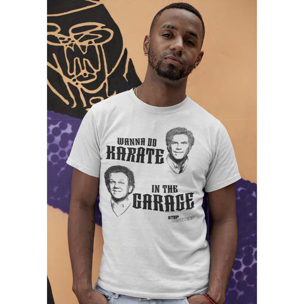 STEP BROTHERS Eye-Catching T-Shirt, Wana Do Karate?