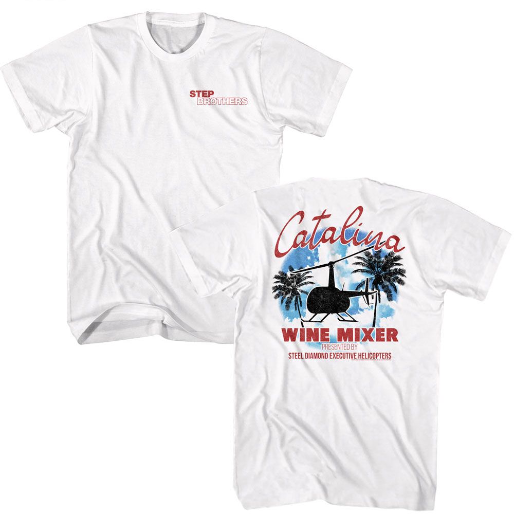 STEP BROTHERS Eye-Catching T-Shirt, Catalina Wine Mixer