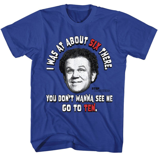 STEP BROTHERS Eye-Catching T-Shirt, Go To Ten