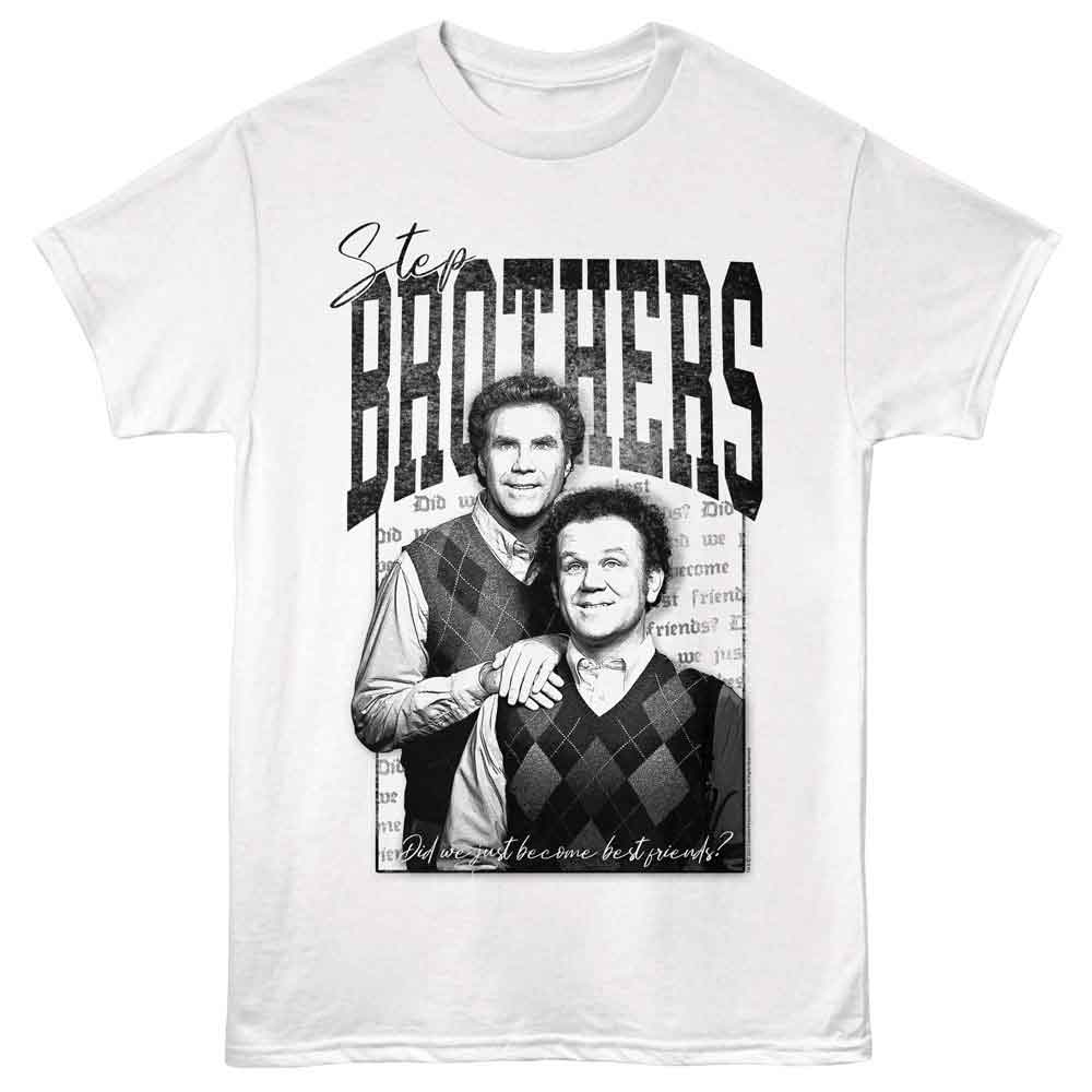 STEP BROTHERS Eye-Catching T-Shirt, JUST BECOME FRIENDS