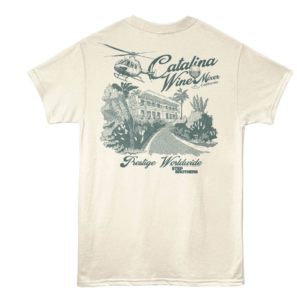 STEP BROTHERS Eye-Catching T-Shirt, CATALINA WINE VILLA