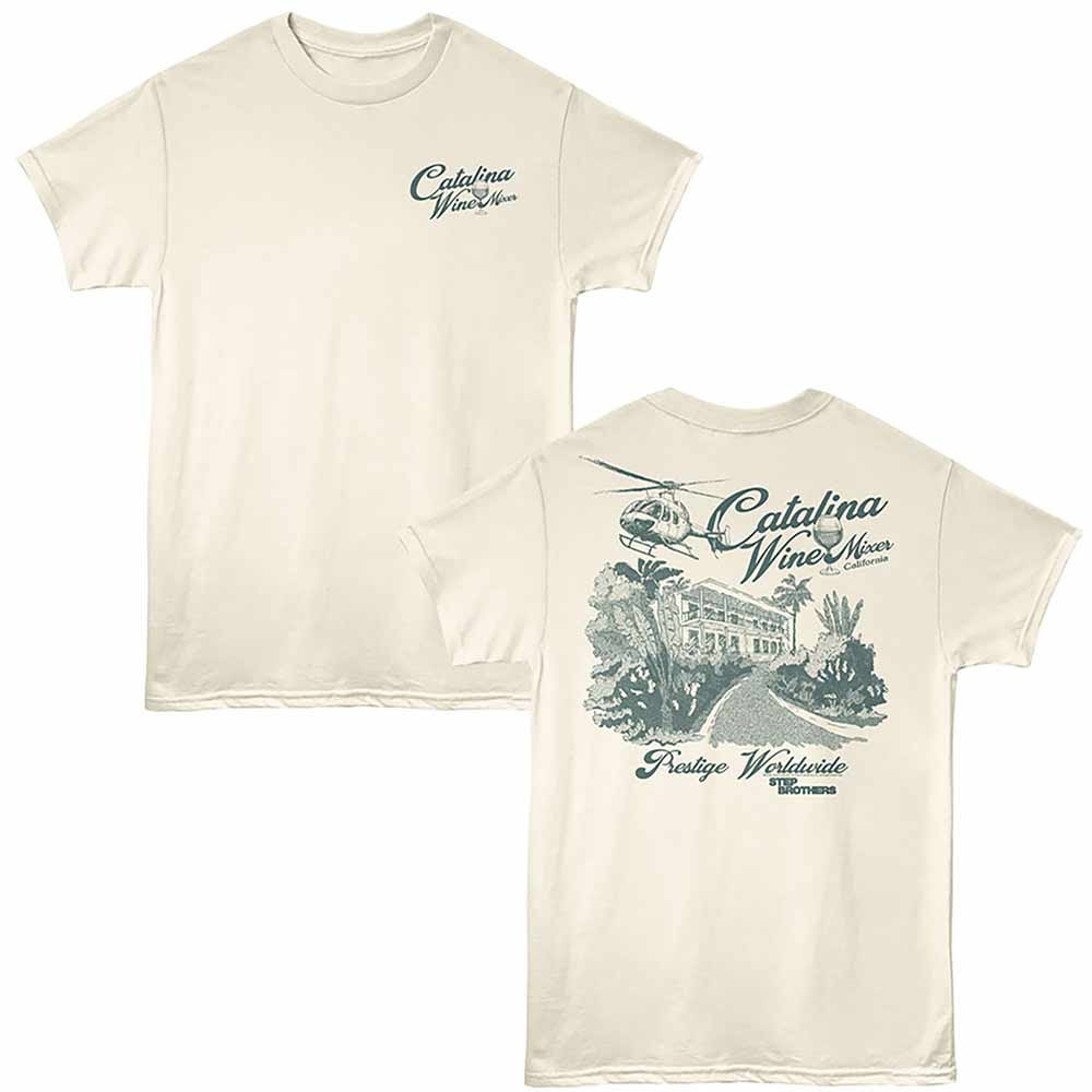 STEP BROTHERS Eye-Catching T-Shirt, CATALINA WINE VILLA