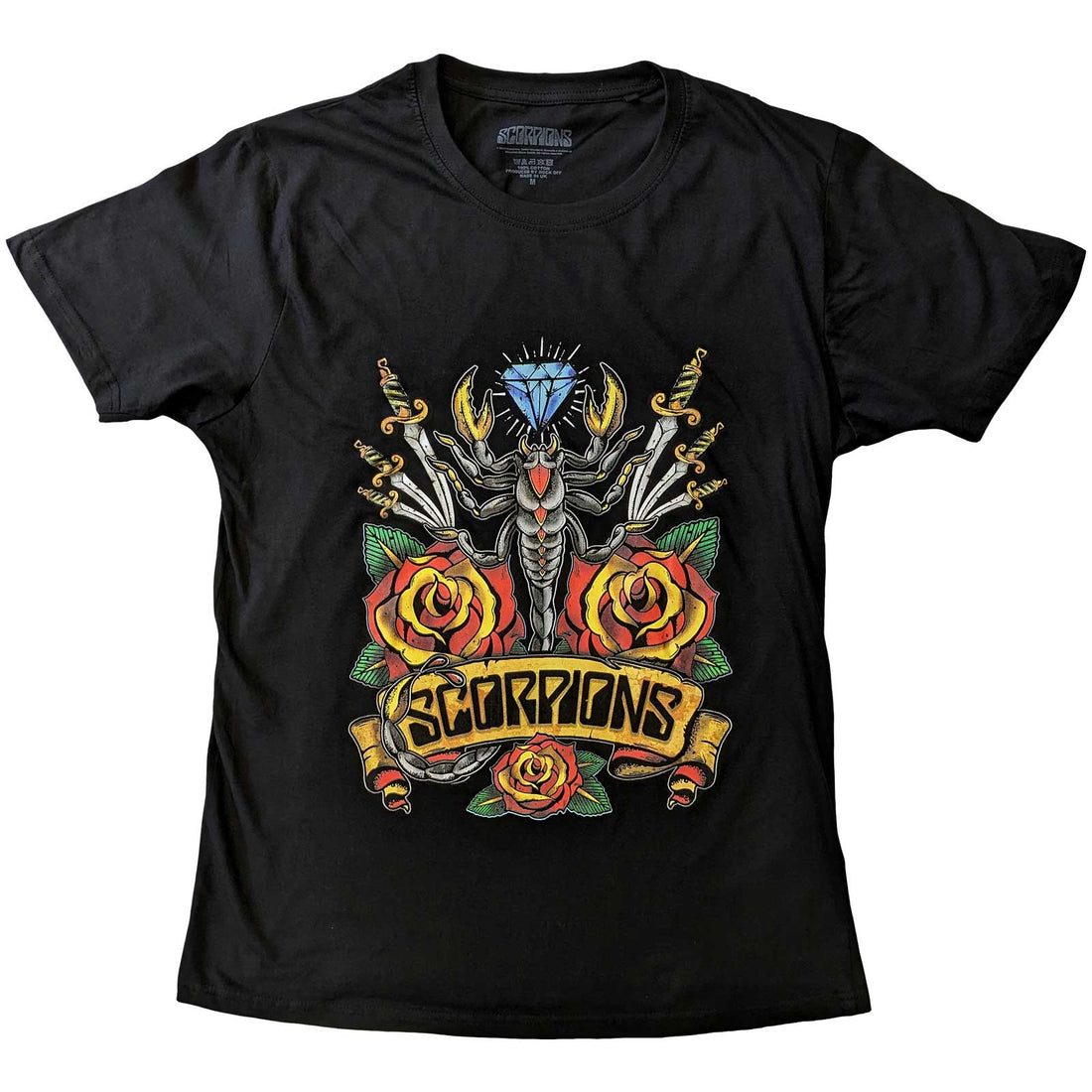 SCORPIONS Attractive T-Shirt, Traditional Tattoo