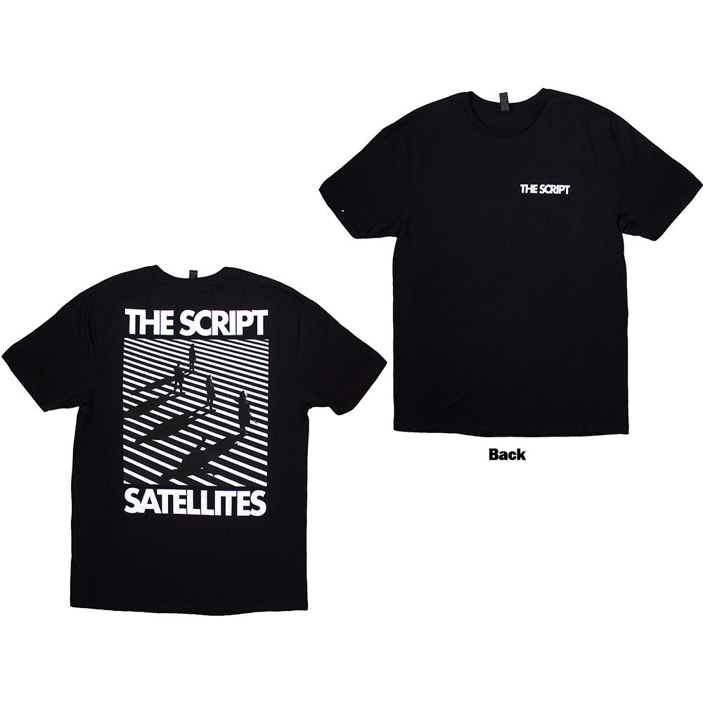 THE SCRIPT Attractive T-Shirt, Satellites &amp; Pocket Logo