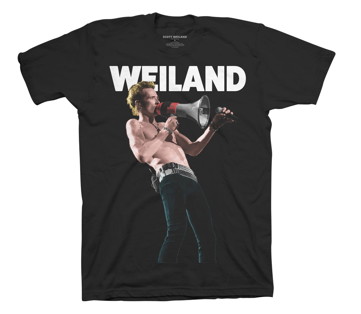 SCOTT WEILAND T-Shirt, Megaphone – Authentic Band Merch