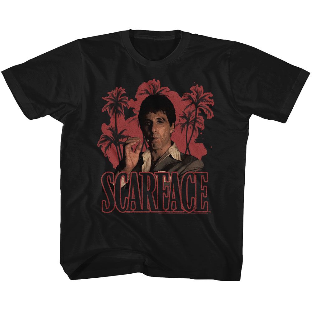 SCARFACE Kids T-Shirt, RD PALMS