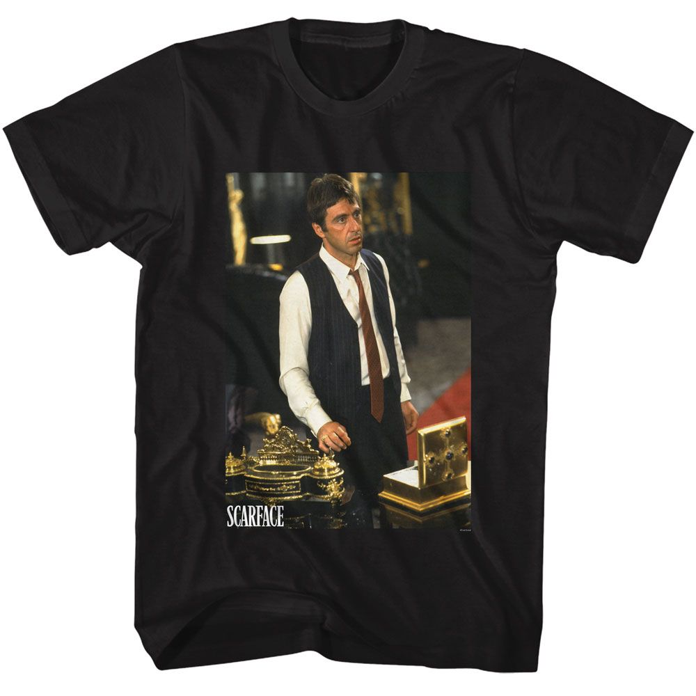 SCARFACE T-Shirt, Tony At His Desk