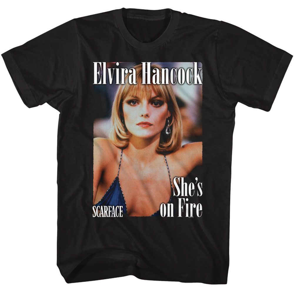 SCARFACE Eye-Catching T-Shirt, Elvira Magazine Style