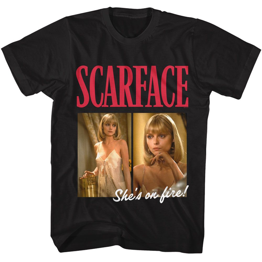 SCARFACE Eye-Catching T-Shirt, ON FIRE