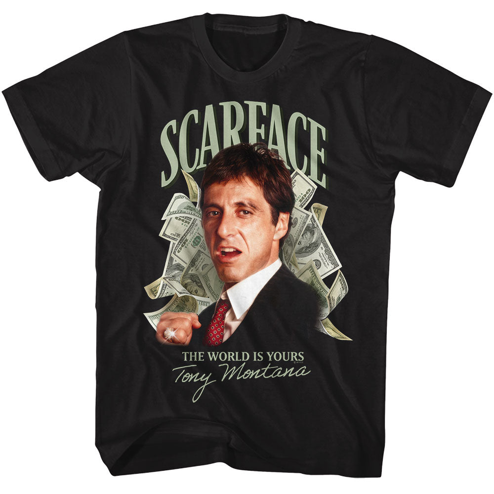 SCARFACE Eye-Catching T-Shirt, MONEY