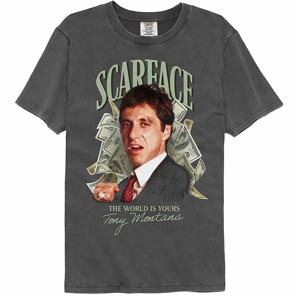 Scarface Money Garment Dye T-Shirt