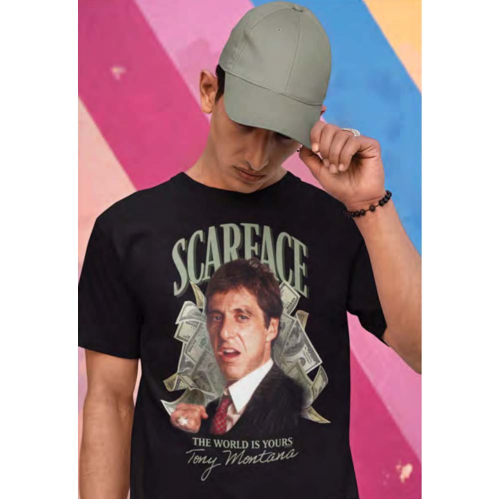 SCARFACE Eye-Catching T-Shirt, MONEY