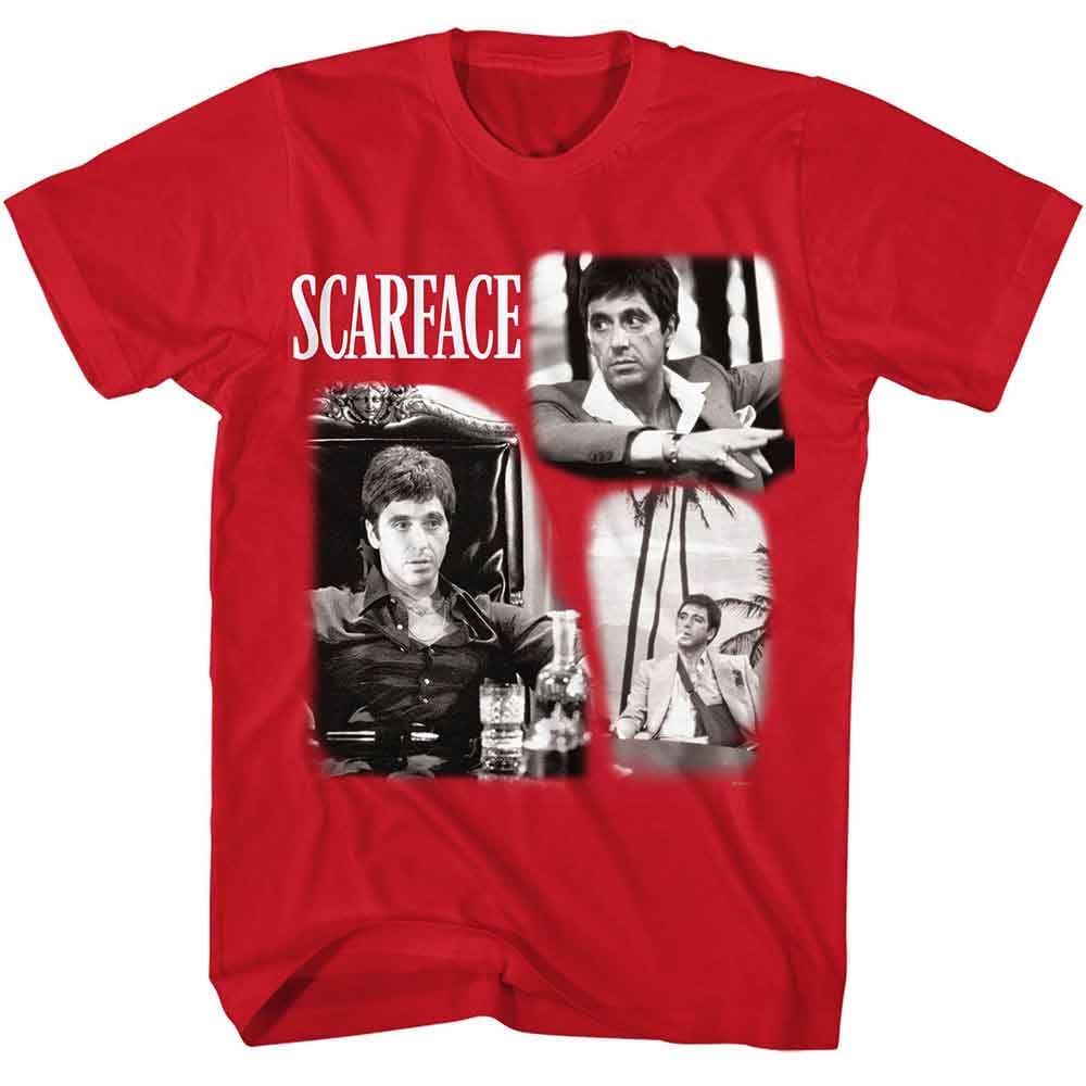 SCARFACE Eye-Catching T-Shirt, World Is Yours Collage