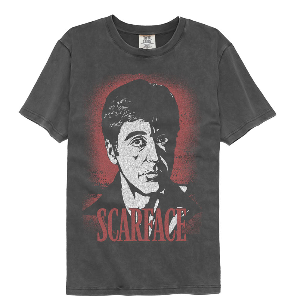 SCARFACE Garment Dye T-Shirt, FACE