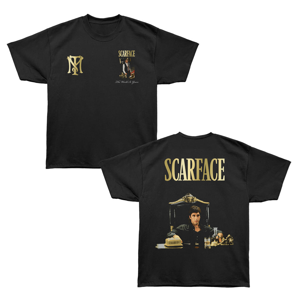 SCARFACE Oversized T-Shirt, WORLD IS YOURS