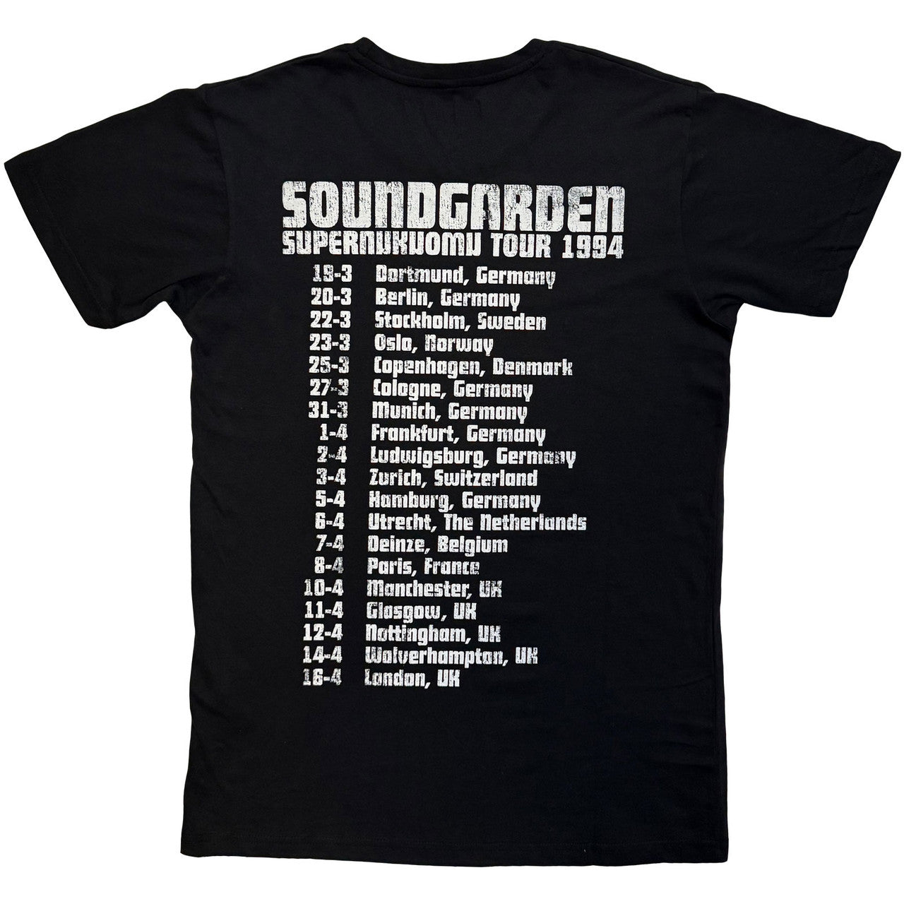 SOUNDGARDEN Carbon T-Shirt, Superunknown Tour &