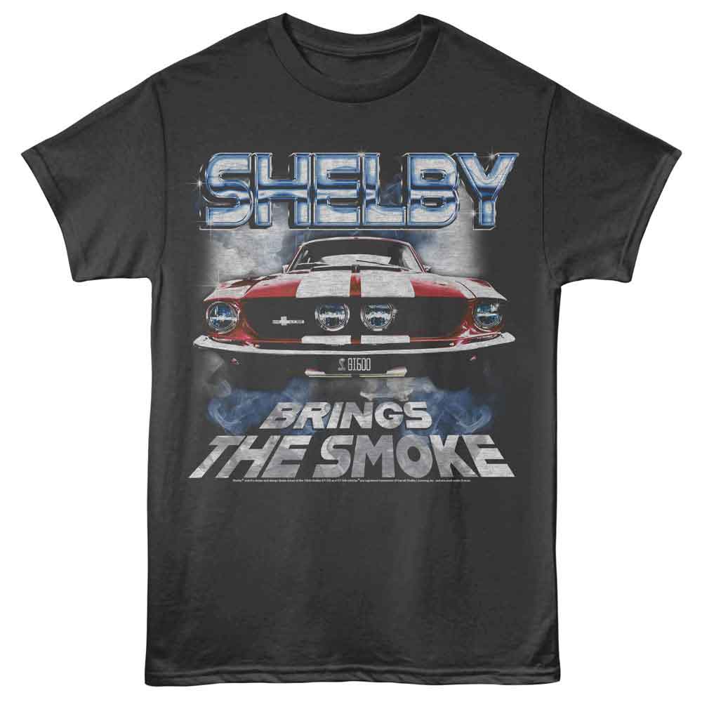 CARROLL SHELBY Eye-Catching T-Shirt, BRINGS THE SMOKE