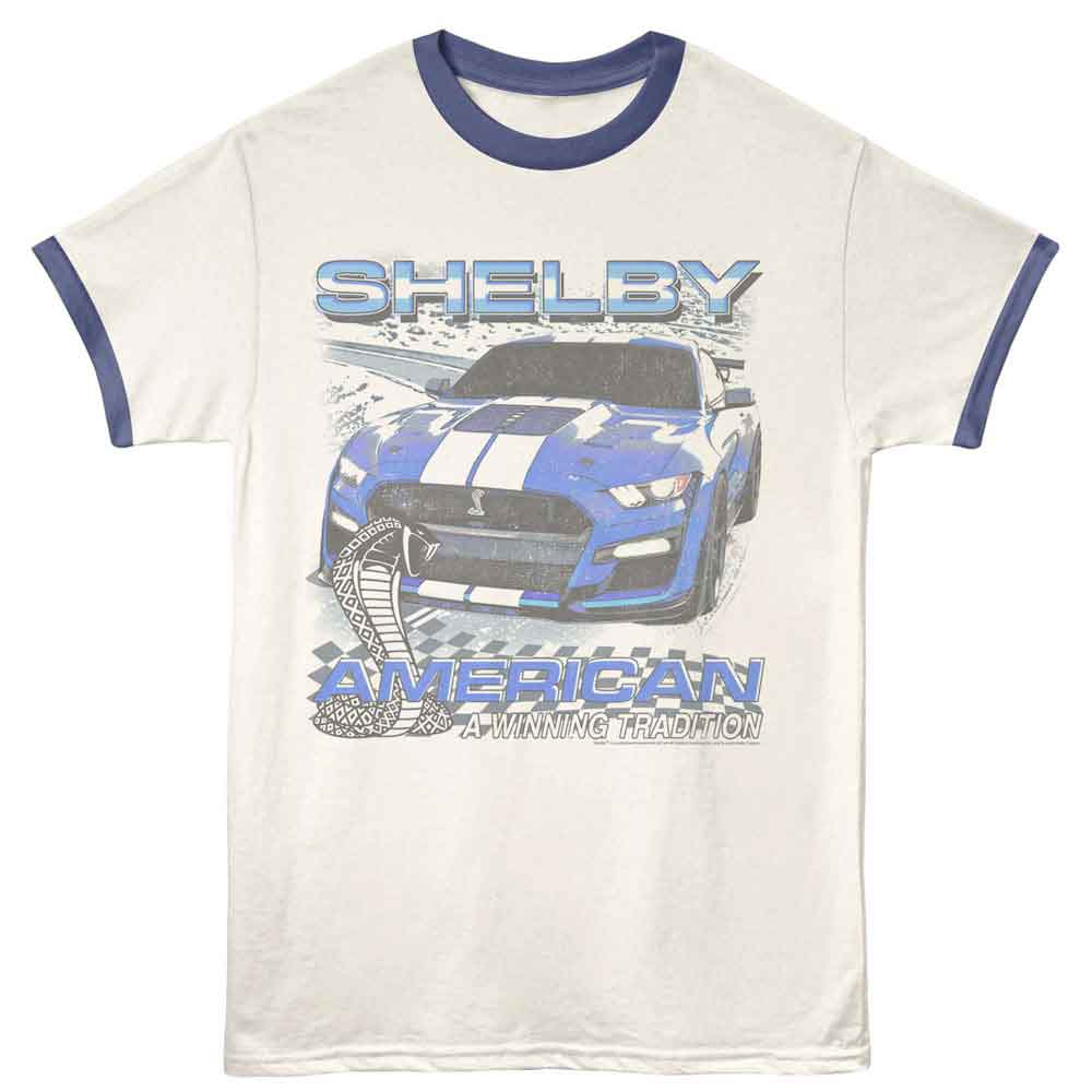 CARROLL SHELBY Ringer T-Shirt, WINNING TRADITION