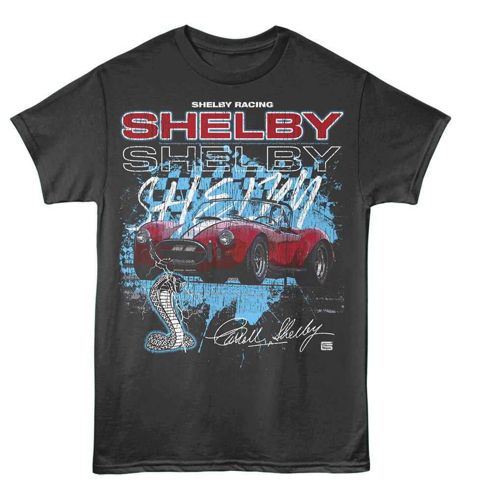CARROLL SHELBY Eye-Catching T-Shirt, SPLATTER COBRA