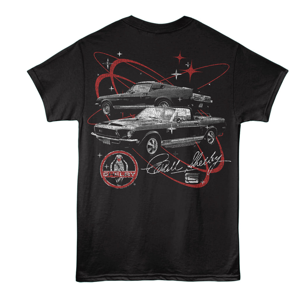 CARROLL SHELBY Eye-Catching T-Shirt, RED