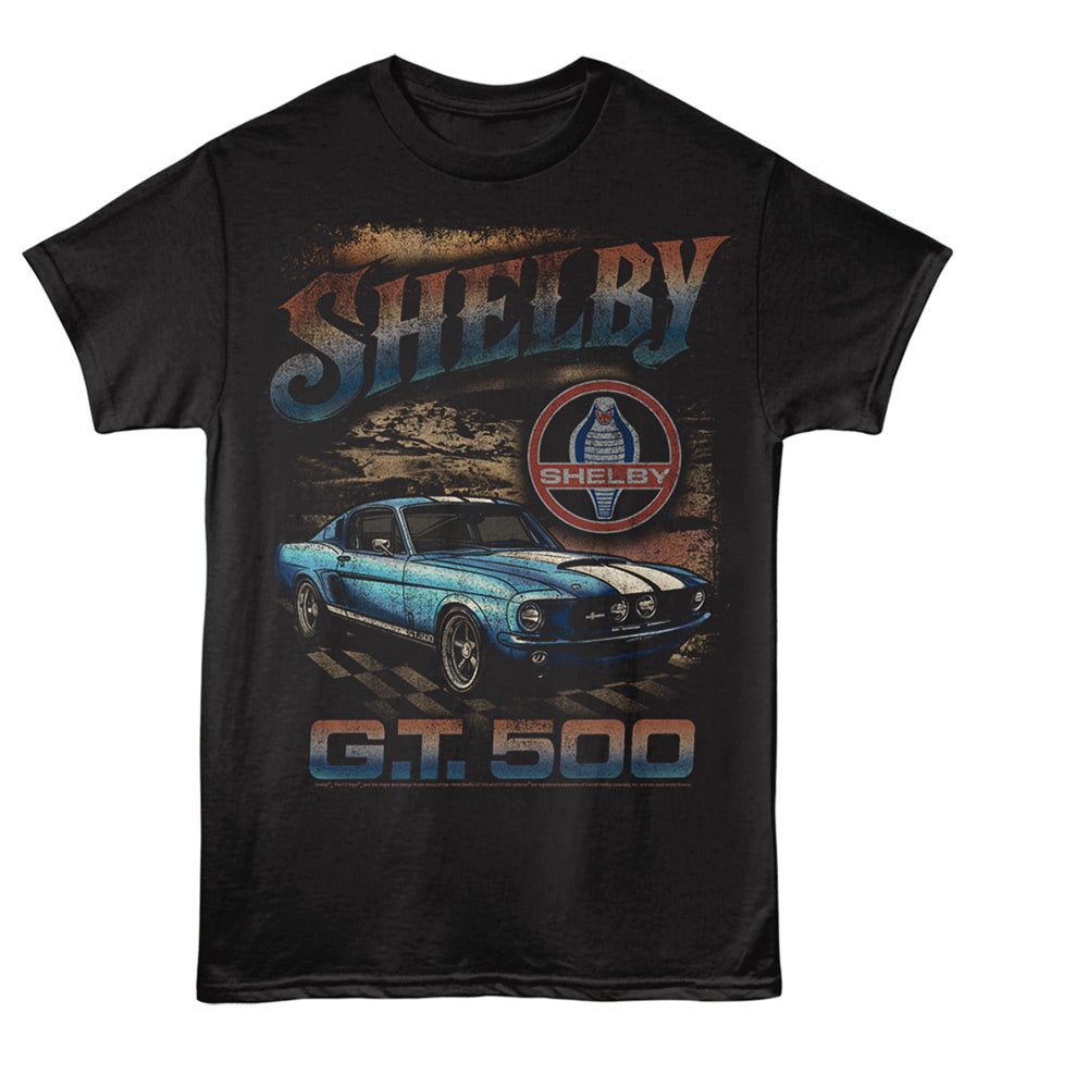 CARROLL SHELBY Eye-Catching T-Shirt, GRUNGE