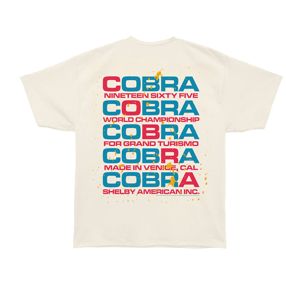CARROLL SHELBY Oversized T-Shirt, COBRA 65 GT CHAMPS