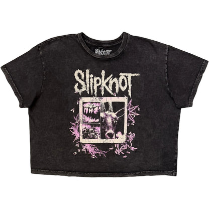 SLIPKNOT Attractive Crop Top, Butterfly Goatee