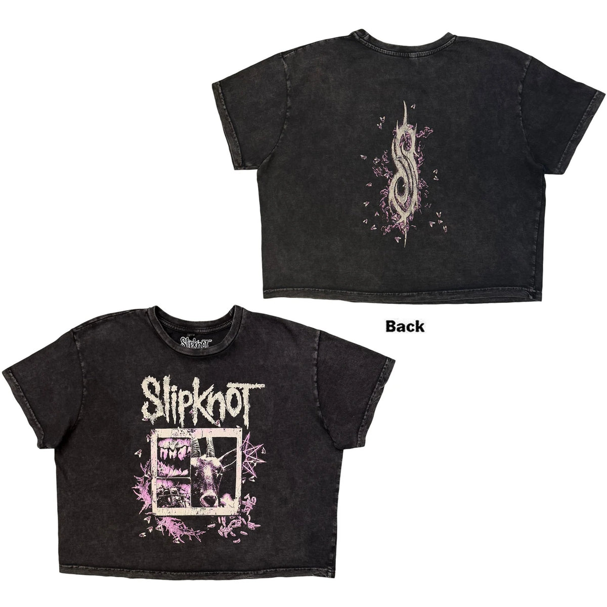 SLIPKNOT Attractive Crop Top, Butterfly Goatee
